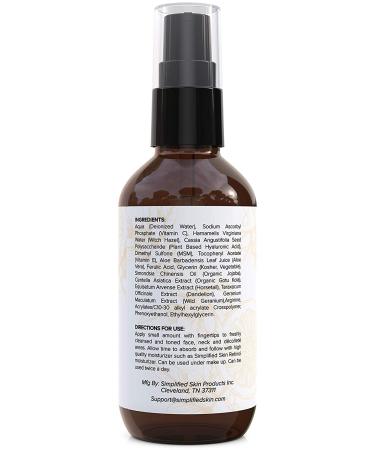 Vitamin C Serum 20% - Anti-Aging, Acne & Dark Spot Remover with Hyaluronic Acid & Vitamin E | Simplified Skin - Buy Online on SooperMarket.com