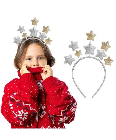 WLLHYF Glitter Star Headband - Birthday Hair Accessories for Women, Kids & Adults (1pcs-Gold) - Buy Online on SooperMarket.com