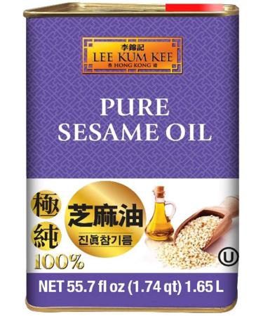 Pure Sesame Oil | 55.7 fl oz | 1.65 L