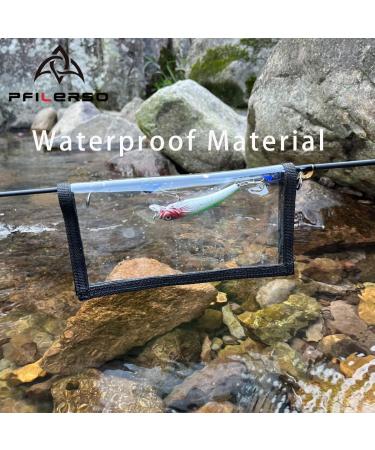 PFLERSO 20pcs Fishing Lure Wraps - Clear PVC Hook Covers for Safe Bait Storage | 2 Sizes - Protect Children, Pets, and Fishermen - Buy Online on SooperMarket.com