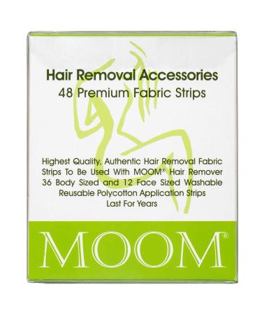 MOOM Polycotton Waxing Strips for Women - 48 Count (Pack of 1) - Buy Online on SooperMarket.com