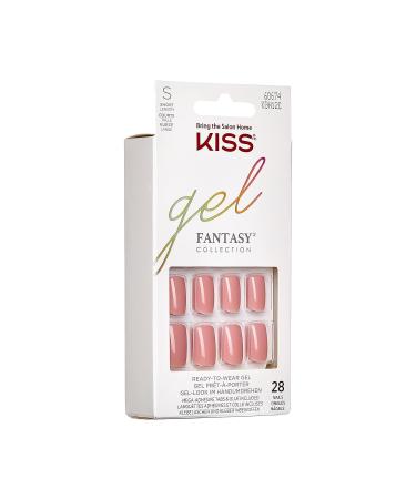 KISS Gel Fantasy Pink Press-On Gel Nails - Ready-to-Wear Manicure - Buy Online on SooperMarket.com