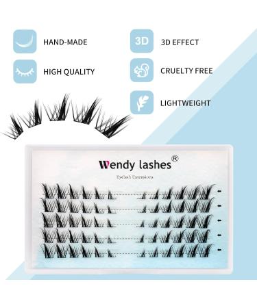 Mix Length Cluster Lashes 0.07mm D Curl | Soft & Wispy DIY Lash Extensions | HuXi Lashes-ZW28C - Buy Online on SooperMarket.com