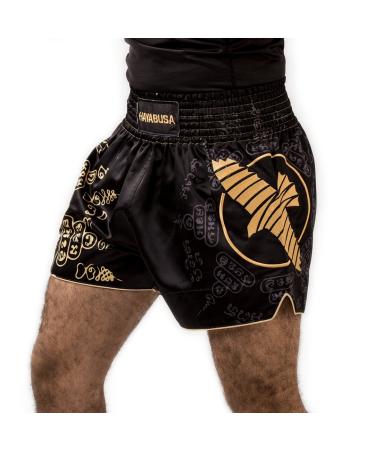 Hayabusa Falcon Muay Thai Shorts Small Black