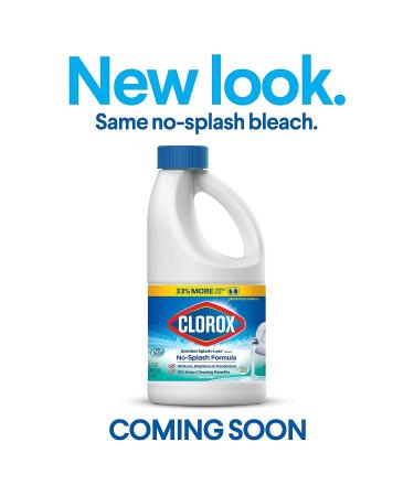 Clorox Splash-Less Bleach Clean Linen 40oz - Powerful Stain Remover with Splatter-Free Pour, Package Varies - Buy Online on SooperMarket.com