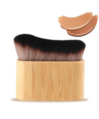 Self Tanner Brush Kabuki Brush for Body and Face Multi-Functional Soft Bristle Body Brush Tanning Brush for Golden Complexion or Natural Looking Fake Tan(as shown)