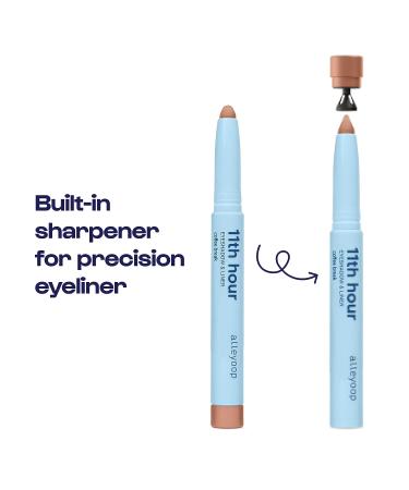 ALLEYOOP 11th Hour Cream Eye Shadow Stick - Coffee Break (Matte) - Smudge-Proof & Crease-Proof - 11+ Hour Wear - Easy-to-Apply Compact Eyeshadow - 0.05 Oz - Buy Online on SooperMarket.com