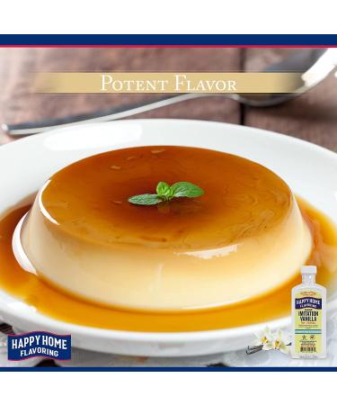 Happy Home Clear Non-Alcoholic Imitation Vanilla Flavoring - Certified Kosher - 7 oz - Buy Online on SooperMarket.com