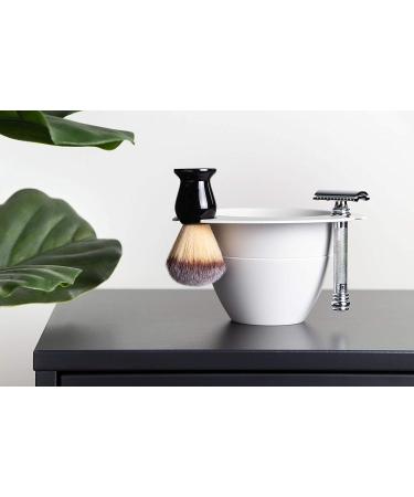 SHAVEBOWL Modular Shaving Bowl - Handcrafted in USA (White) - Buy Online on SooperMarket.com