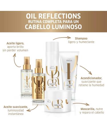 Wella Professionals Oil Reflections Mask 150ml - Hydrating Hair Treatment for All Hair Types | International Shipping Available - Buy Online on SooperMarket.com