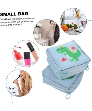 KALLORY Period Pad Pouch 2pcs | Aunt's Towel Storage Bag | Girly Decor Travel Wallet | Menstrual Pad Bag - Buy Online on SooperMarket.com