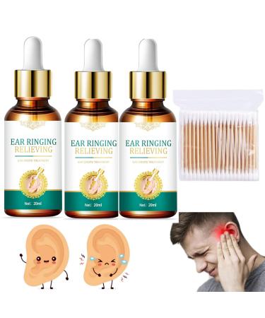 Tinniclear Ear Drops Ear Tinnitus Relief Ear Tinnitus Treatment Oil Tinnitus Relief Drops (3pcs)