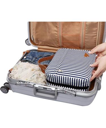 Hanging Hook Travel Toiletry Bag - Waterproof Cosmetic Bag for Women&Men with 4 Compartments - Navy Blue Makeup Bag for Storage & Daily Use - Buy Online on SooperMarket.com