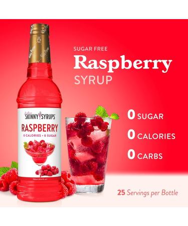 Jordan's Skinny Mixes Sugar-Free Syrup Raspberry Flavor Fruit Flavored Water Enhancer Drink Mix for Iced Tea Lemonade and More - Zero Calorie Flavoring - Keto Friendly - 750ml (25.4 Fl Oz) - Buy Online on SooperMarket.com