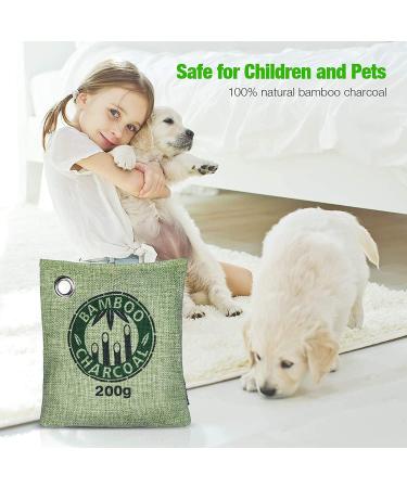 LEPO Bamboo Air Purifying Bags 8 Pack - Natural Activated Charcoal Odor Absorber for Shoes, Cars, and Home - Buy Online on SooperMarket.com