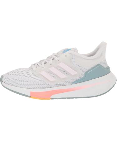 adidas Women's Eq21 Running Shoe - Size 7 - Dash Grey/Almost Pink/Acid Red - Buy Online on SooperMarket.com