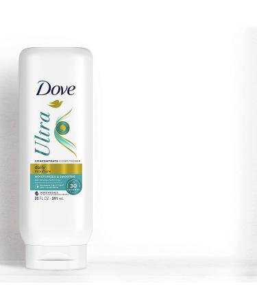 Dove Ultra Daily Moisture Concentrate Conditioner 20 oz - Fast-Detangle, Hydrates Dry Hair, 2X More Washes - Buy Online on SooperMarket.com