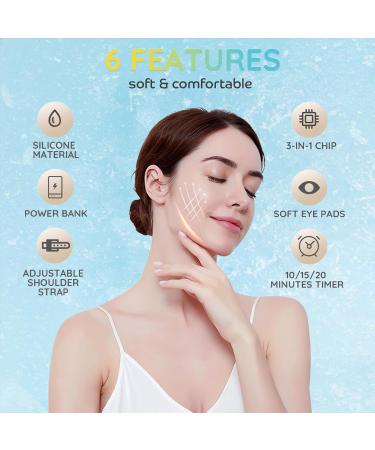 Near-Infrared Light for Face Portable LED Face Light with Power Bank Red Light Lamp with Timing Function at Home Dark Black - Buy Online on SooperMarket.com