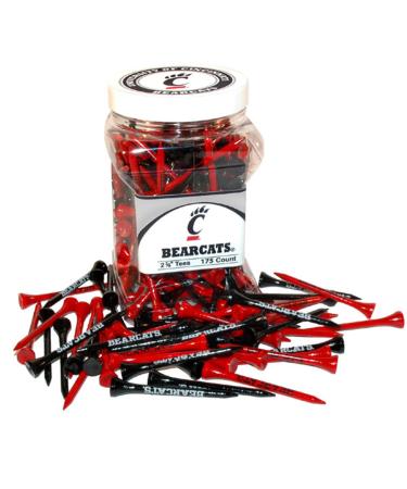 Team Golf NCAA Unisex-Adult Jar Includes 175 Multi-Colored 2-3/4" Regulation Tees with Team Imprint. Cincinnati Bearcats One Size Multi Team Color