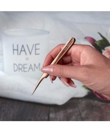 Premium Beauty Tweezers Set with Case | Eyelash & Nail Design Tools for Perfect Extensions - Buy Online on SooperMarket.com