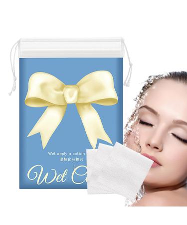 Stretchable Cotton Pads Pack of 200 Wet Compress Cotton Sheets Moisturizing Pads for Facial Makeup Lint- Cotton Pads for Nails Eye Face Makeup