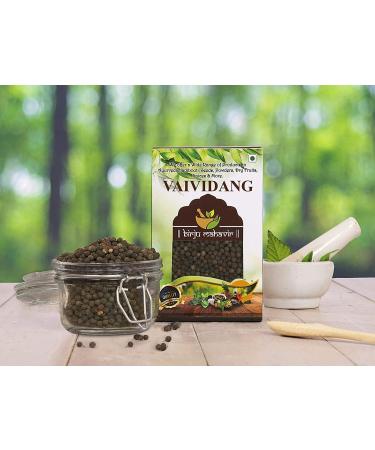 AOZA BIRJU MAHAVIR VaividangBai BidangVidangaEmbelia RibesFalse Black Pepper Natural 100 Gram (BMKB-186) - Buy Online on SooperMarket.com