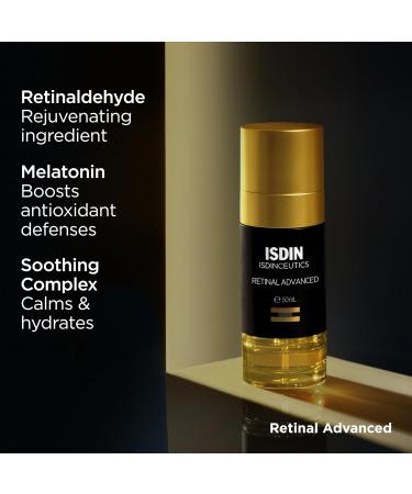 ISDIN Isdinceutics Retinal Advanced Night Serum - Rejuvenating Facial Treatment with Retinaldehyde & Melatonin | 1.7 FL OZ (50 ml) - International Shipping Available - Buy Online on SooperMarket.com