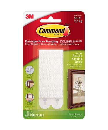 Command Strips 17202 Small Command  Adhesive Removable Interlocking Fasteners - Buy Online on SooperMarket.com