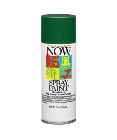 Krylon I21205007 Now Spray Paint  9 Ounce (Pack of 1)  Hunter Green 9 Ounce (Pack of 1) Hunter Green