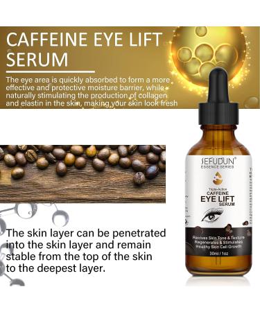Caffeine Eye Serum + EGCG for Dark Circles & Puffiness - 30ml - Buy Online on SooperMarket.com