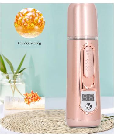 Facial Mist Sprayer Facial Sprayer Humidifier Rechargeable Portable Nano Mist Sprayer Facial Humidifier Power Bank Rose Gold 35 Ml - Buy Online on SooperMarket.com