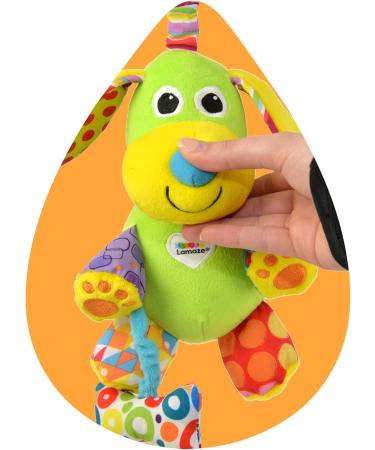 Buy LAMAZE Pupsqueak Clip-On Newborn Baby Toy | Sensory Plush Toy for Babies 0-6 Months | International Shipping Available - Buy Online on SooperMarket.com