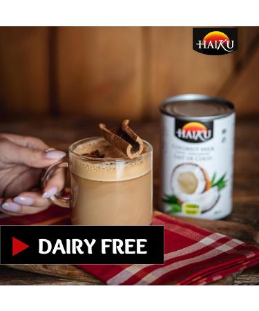 Coconut Milk Haiku Premium Asian Cuisine Great Tasting Add to Your Favourite Dish Dairy Free Gluten Free 398ml 398 ml (Pack of 1) - Buy Online on SooperMarket.com