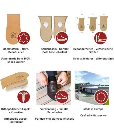 Kaps Topmed Plus Heel Lift Elevator Pad 5mm Height Size M - NHS Approved Orthotic Wedge - Buy Online on SooperMarket.com