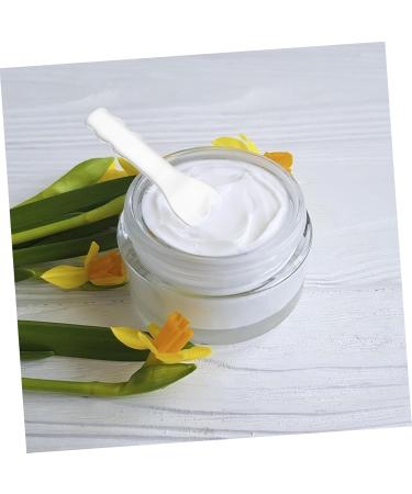 HAPINARY Stainless Steel Ointment Spoon Makeup Spatula Tool Skincare Tiny Spoons Cream Makeup Brush Beauty Tool for Cream Brush Clay Skincare Tools Silicone Spoon Baby Facial 6.5x2x0.2cm Silver - Buy Online on SooperMarket.com