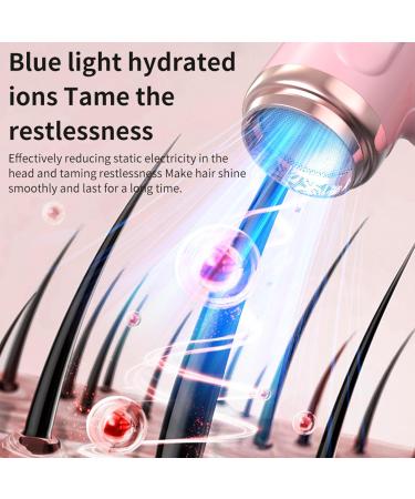 Hair Dryer with Diffuser Powerful Ionic Blow Dryer with 20W Plug for Fast Drying Travel Hair Blow Dryer Portable Rechargeable USB Cordless Hair Dryer for Home Dormitory (US) US Pinks - Buy Online on SooperMarket.com