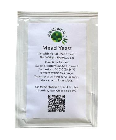 Almost Off Grid Mead Yeast - 10g Sachet