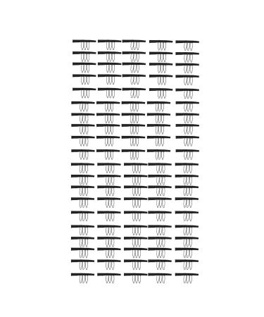 100 Pieces Wig Clips - 3 Teeth Black Stainless Steel Wig Accessories for Hair Parts & Caps - Buy Online on SooperMarket.com