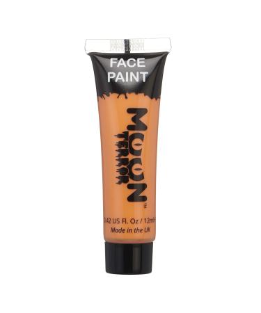 Halloween Face Paint Body Paint by Moon Terror | Pumpkin Orange | SFX Make up Special Effects Make up | 12ml