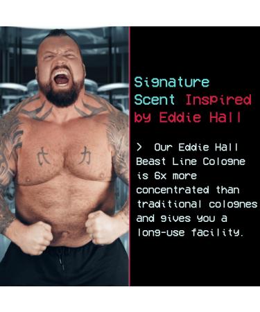 The Beast Line Cologne for Men by Beard Struggle - 6x Longer Than Traditional Colognes - Ragnarok Rising Eddie Hall Beast Line - Signature Edition - Mens Cologne 15 mL Glass Roller Bottle - Buy Online on SooperMarket.com