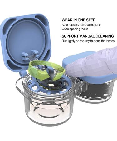 Portable Contact Lens Container & Travel Cosmetic Organizer - Ink Blue - Buy Online on SooperMarket.com