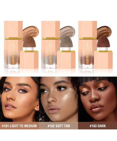 URQT Liquid Contour Wand - Sponge Tip, Highly Pigmented, Long Lasting, Natural Finish (Golden Sun) - Buy Online on SooperMarket.com