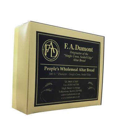 F.A. Dumont Altar Bread -1 1/8" Wholemeal - 500/Box
