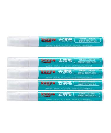 predolo 5Pcs Portable Clothes Stain Removal Pen for Tea Stains Drink Laundry Stains
