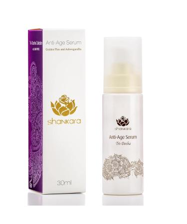 Shankara Ageless Vitamin C Serum - Hydrating Herbal Neck & Face Serum for Dark Spots Fine Lines & Wrinkles - Cruelty-Free & Fragrance-Free (30ml - Buy Online on SooperMarket.com