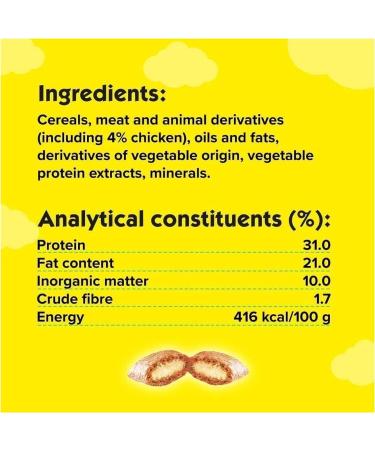 Pulla Dreamies Cat Treats Selection Box Chicken Cheese Salmon Beef Duck Turkey - 6 x 60g Bags - Buy Online on SooperMarket.com