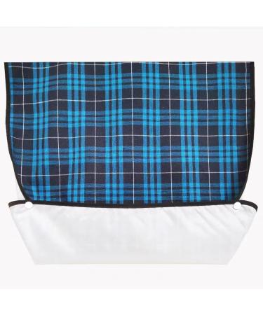 Adult Bib Reusable Washable Clothing Protector Waterproof Extra Long Bibs for Men Women Black Blue - Buy Online on SooperMarket.com