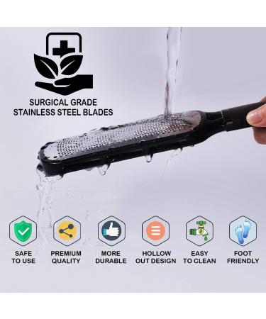 Foot File Callus Remover | Double Sided Scrubber for Dead Skin | Pedicure Tool for Hard Skin, Callus, Plantar Wart, Corn | Skin-Friendly Metal Foot File - Buy Online on SooperMarket.com