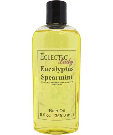 Exotic Coconut Bath Oil by Eclectic Lady - Scented Bath Oil - Relaxing & Moisturizing Bathing Oil - Fragrance Body Oil For Dry & Rough Sensitive Skin - Body Daily Nourishing Shower Oil (8 oz) 8 Ounce