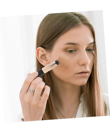 HAPINARY Round Head Silicone Lip Brush Lipstick Brush Lip Cream Brush Silicone Cosmetics Brush Lipstick Applicator Lip Balm Sponge Makeup Brush Eyeshadow Brush Miss Mini Lip Mask Wood - Buy Online on SooperMarket.com